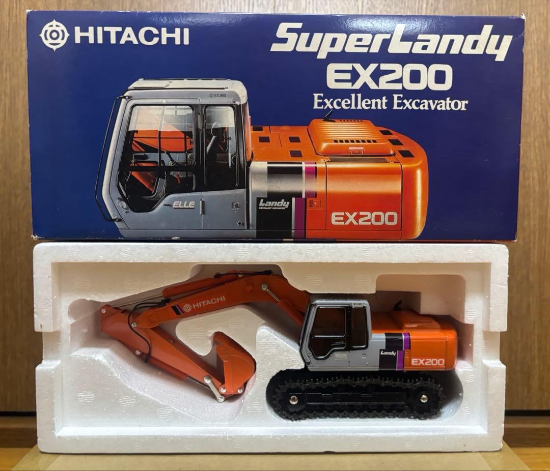 日立建機 HITACHI EX200-2型 SuperLandy 1/40 重機 - メルカリ