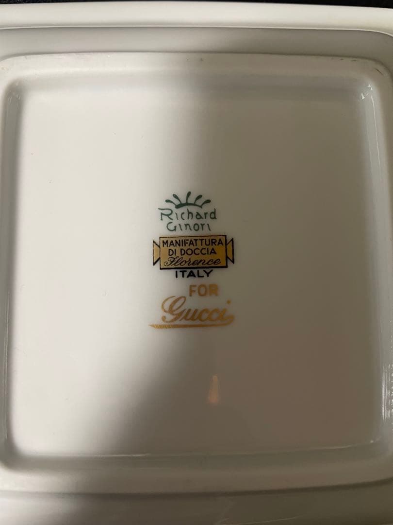 【新品未使用】グッチ リチャードジノリ コラボ灰皿　アッシュトレイ