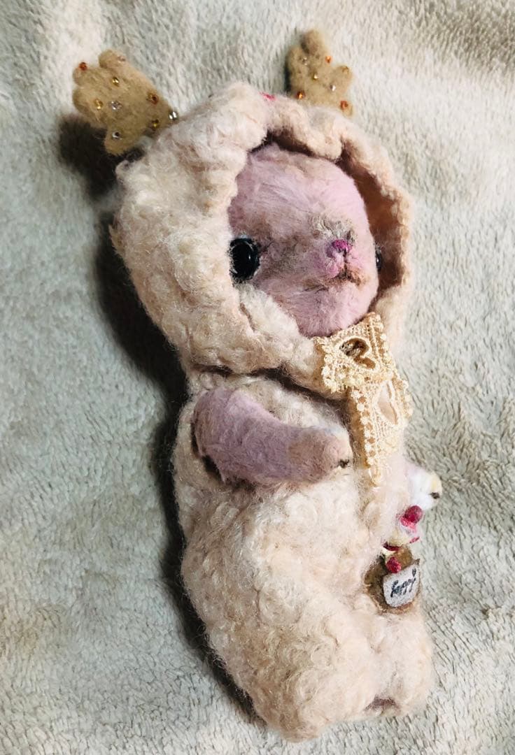 作家様　ハンドメイド　ぬいぐるみ　クリスマス　トナカイ　うさぎ