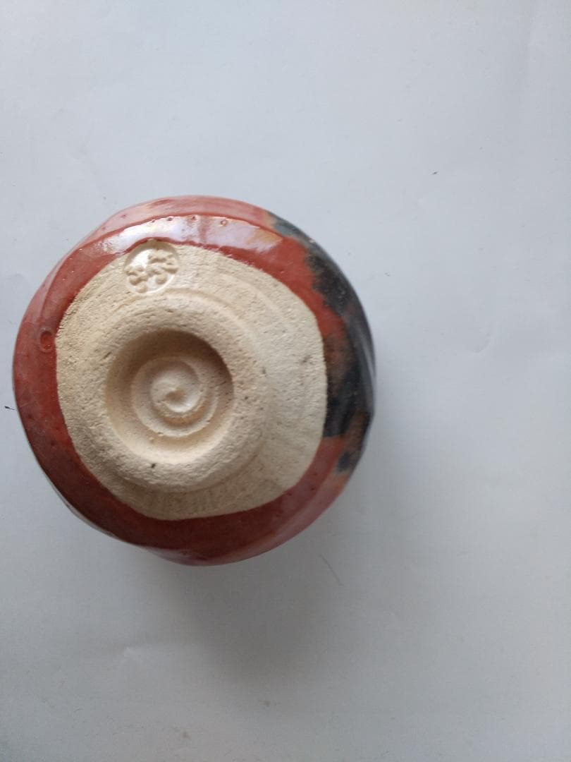 佐々木松楽 赤楽茶碗 茶碗 茶道具  抹茶碗 新品 未使用 です。