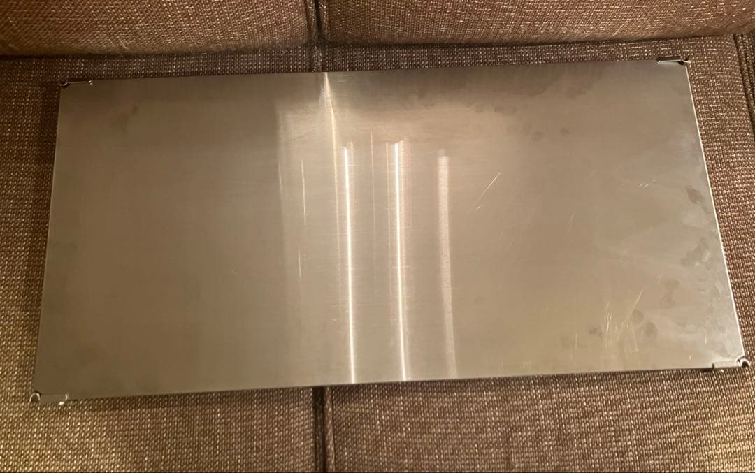 無印良品 ステンレスユニットシェルフ　追加棚　ステンレス 2枚 幅８４cmタイプ