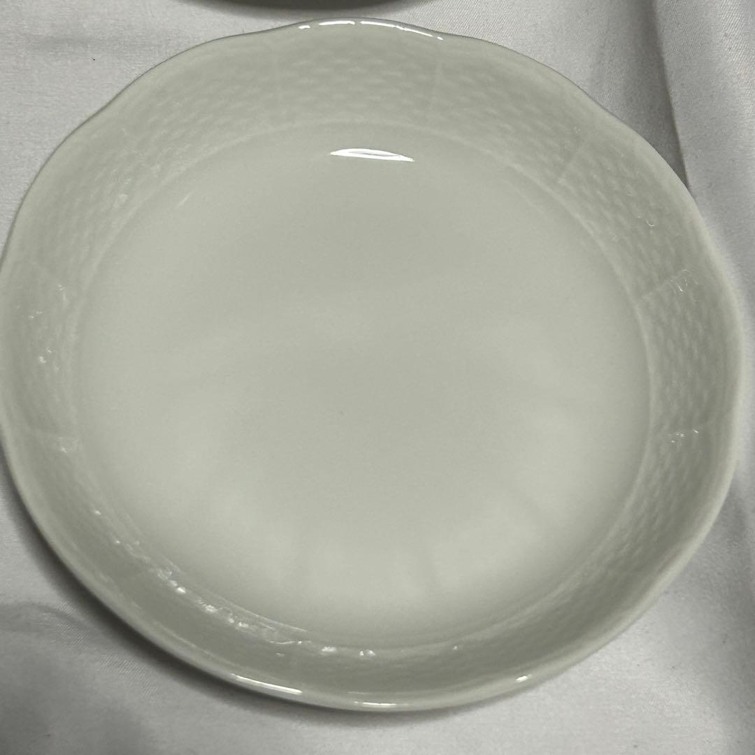 【箱付き】リチャードジノリ ベッキオホワイト 菱形皿 1枚＆丸小皿 6枚セット