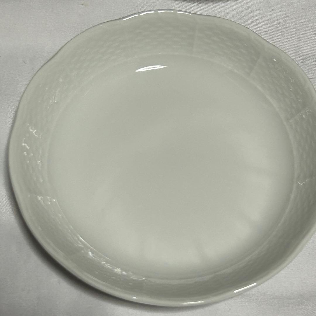 【箱付き】リチャードジノリ ベッキオホワイト 菱形皿 1枚＆丸小皿 6枚セット