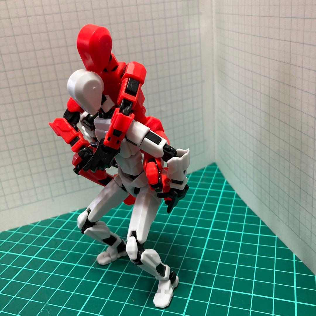 セリア 戦闘フィギュア 5色セット 組み立て済み - メルカリ