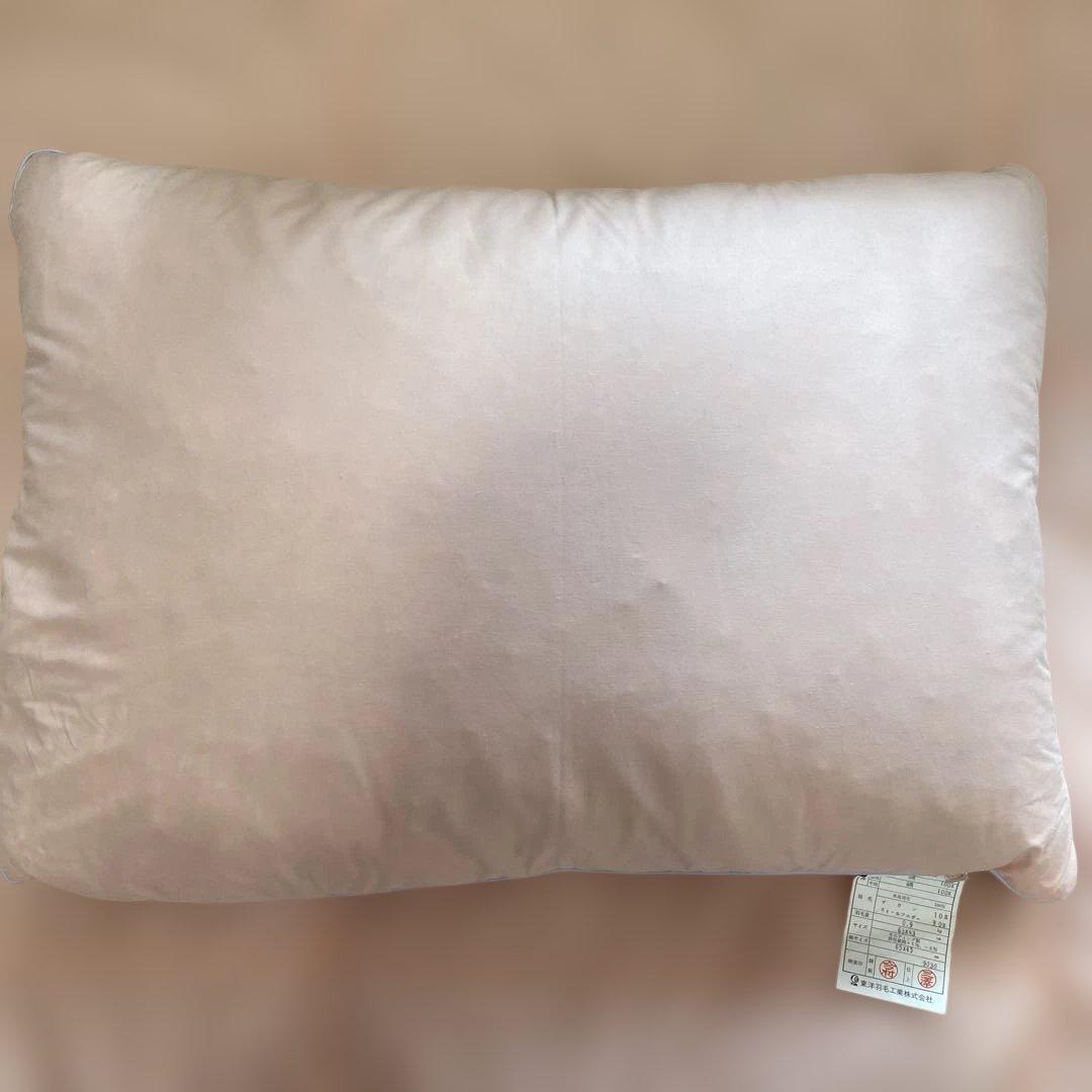 新品未使用品　タグ付き　ケース付き　東洋羽毛　敷布団　シングル　枕