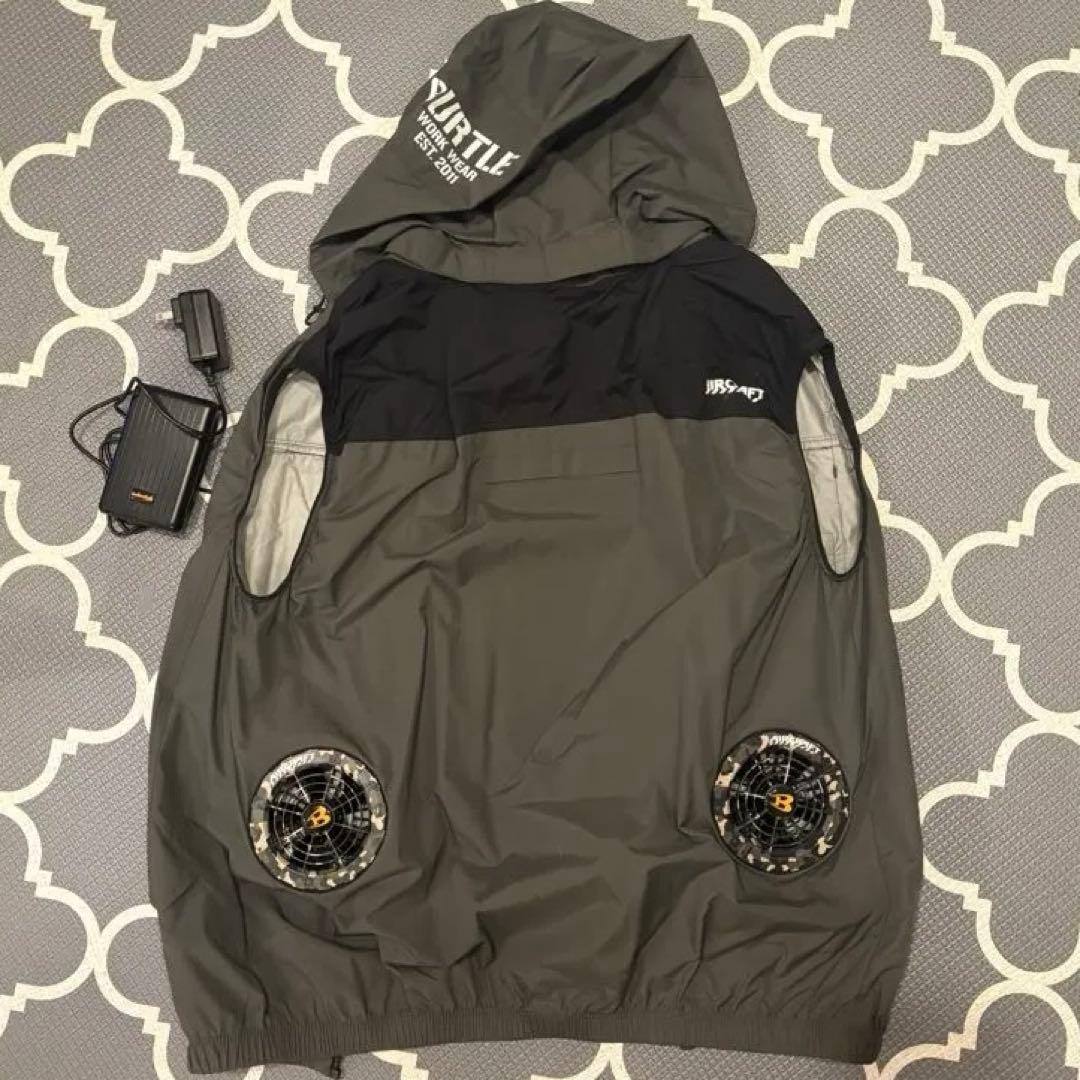 【人気No.1】XL バートルファン×エアクラフト空調服（専用バッテリー付き）