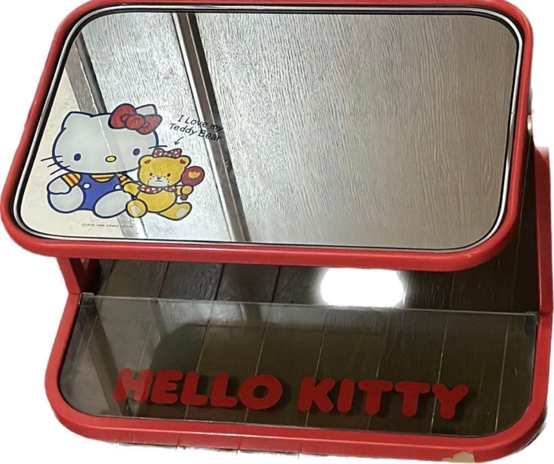 激レアハローキティ　レトロ　スタンドミラー　サンリオ