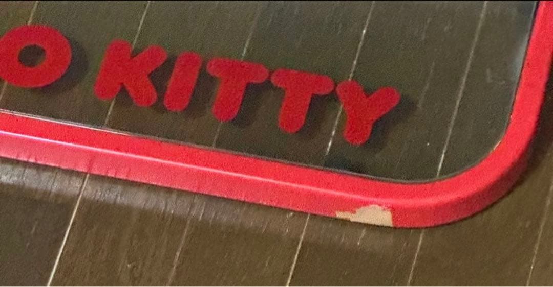 激レアハローキティ　レトロ　スタンドミラー　サンリオ