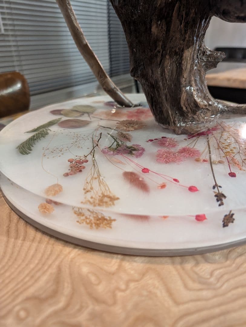 レジンアート　ウォッチスタンド　流木