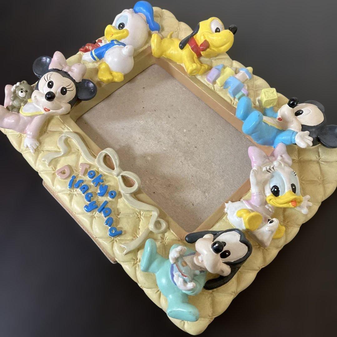 東京ディズニーランド キャラクターフォトフレーム ベイビー 立体 当時