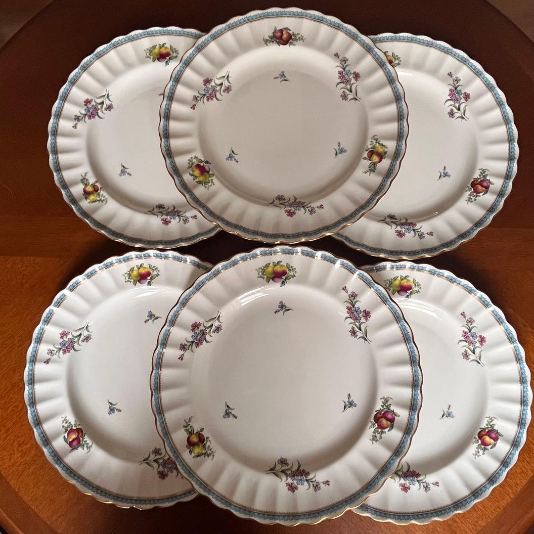 【希少品】スポード ★トラップネルスプレイズ★ディナー皿　5枚