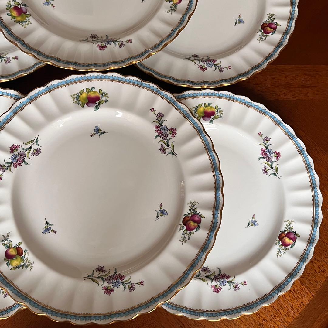 【希少品】スポード ★トラップネルスプレイズ★ディナー皿　5枚