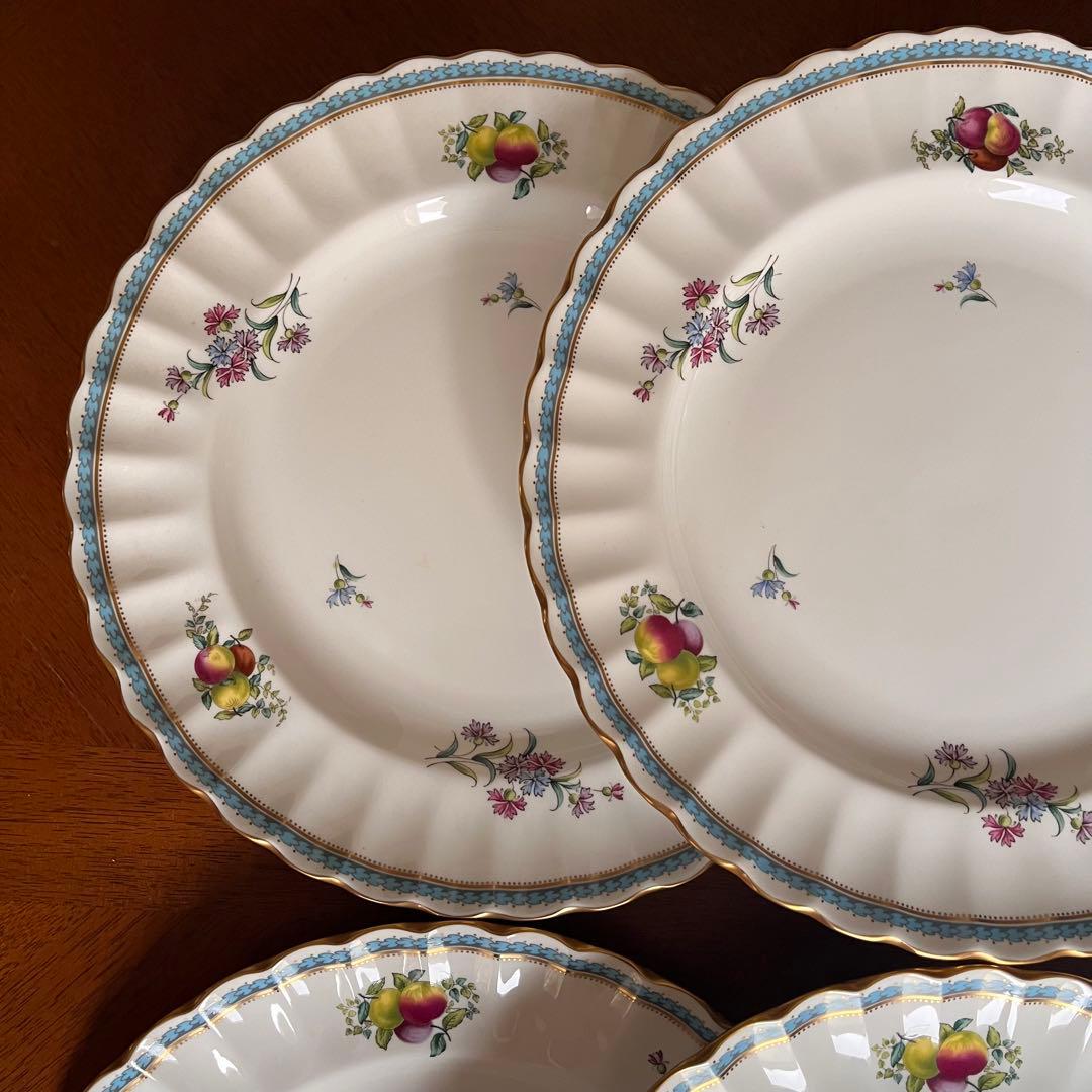 【希少品】スポード ★トラップネルスプレイズ★ディナー皿　5枚