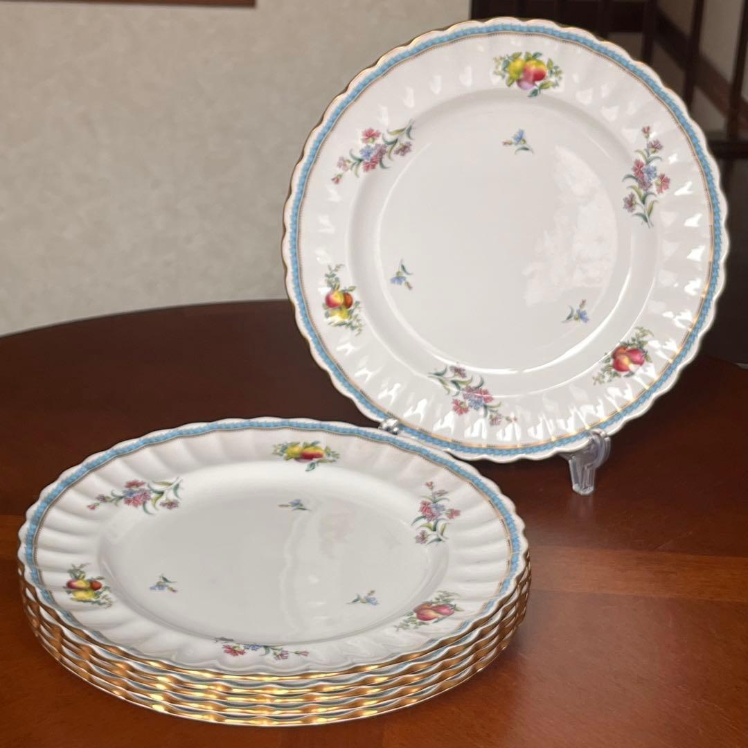 【希少品】スポード ★トラップネルスプレイズ★ディナー皿　5枚