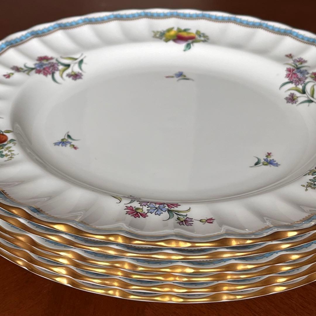 【希少品】スポード ★トラップネルスプレイズ★ディナー皿　5枚