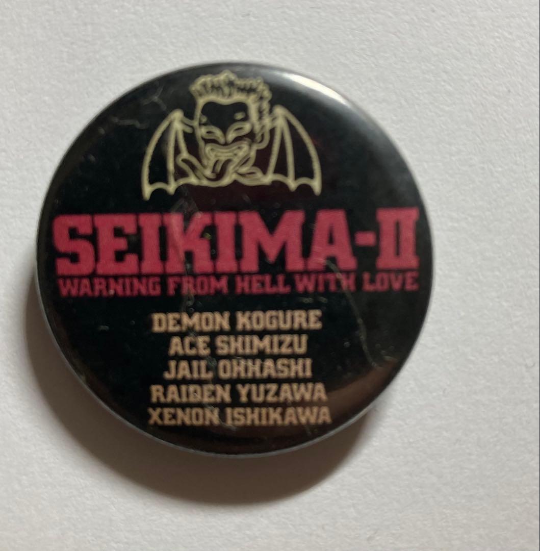 聖飢魔II 缶バッジ 3個 SEIKIMA-II - メルカリ