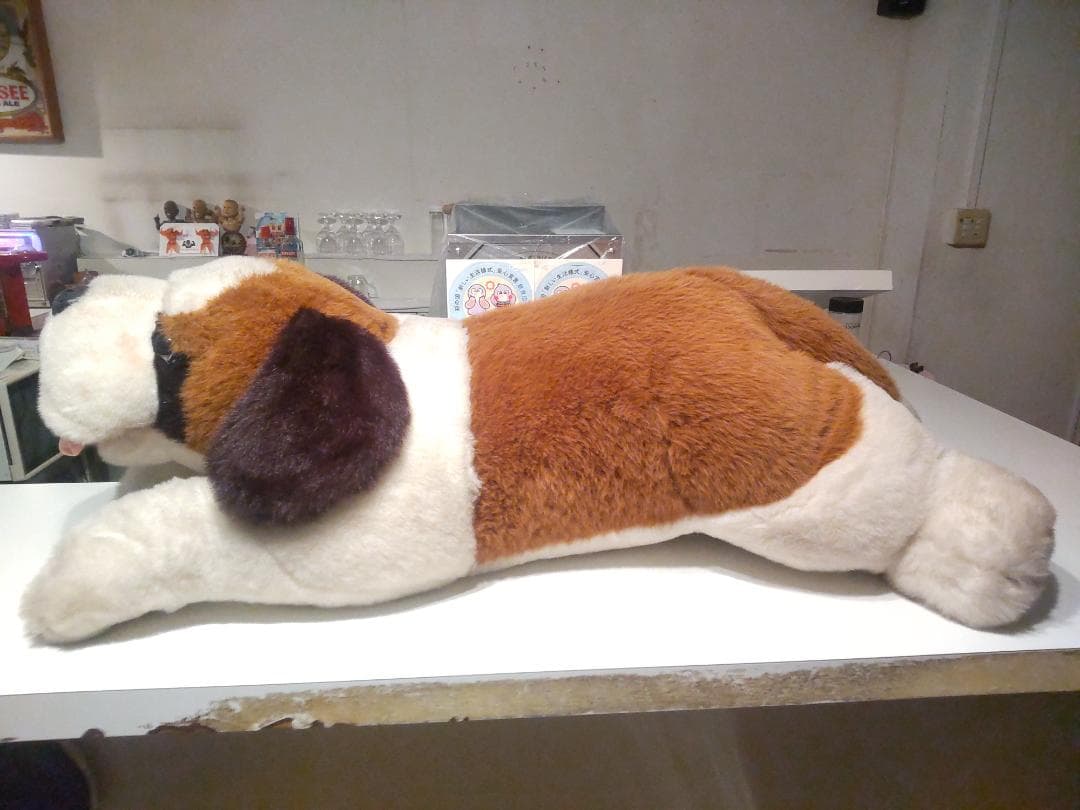 非売品★昭和レトロ★日本製★山之内製薬 ハーブキャンディー 犬 BIG ぬぐるみ