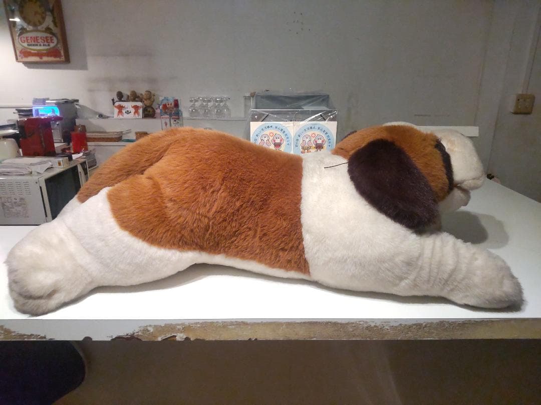 非売品★昭和レトロ★日本製★山之内製薬 ハーブキャンディー 犬 BIG ぬぐるみ