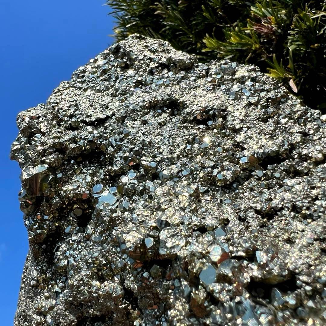 ✳金ピカ‼️極上の輝き✨無数の細かい金の輝き✨強力邪気祓い、金運✨パイライト 原石