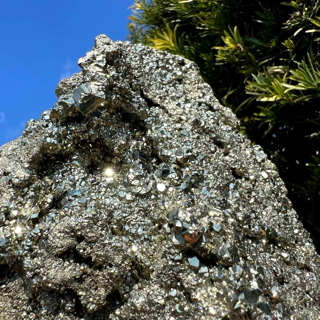✳金ピカ‼️極上の輝き✨無数の細かい金の輝き✨強力邪気祓い、金運✨パイライト 原石