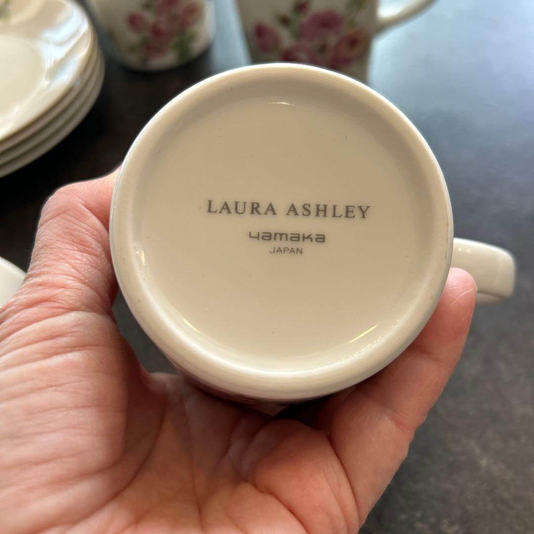 新品未使用 ローラアシュレイ マグカップ&プレートセット - メルカリ
