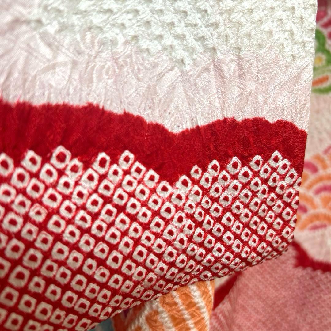 tsuki　No.94 七五三　3歳　　正絹被布セット　　本総絞り