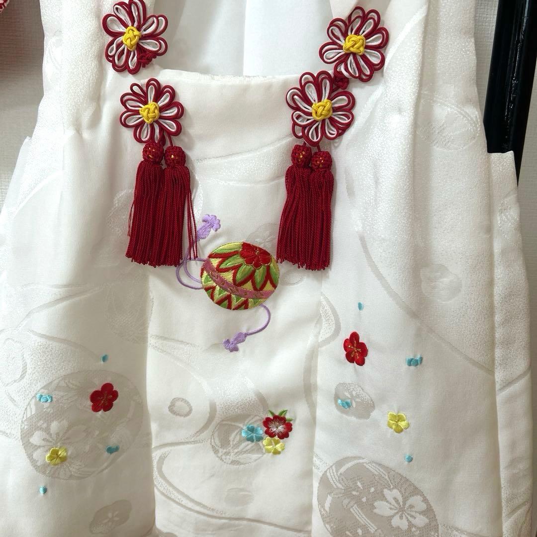 tsuki　No.94 七五三　3歳　　正絹被布セット　　本総絞り