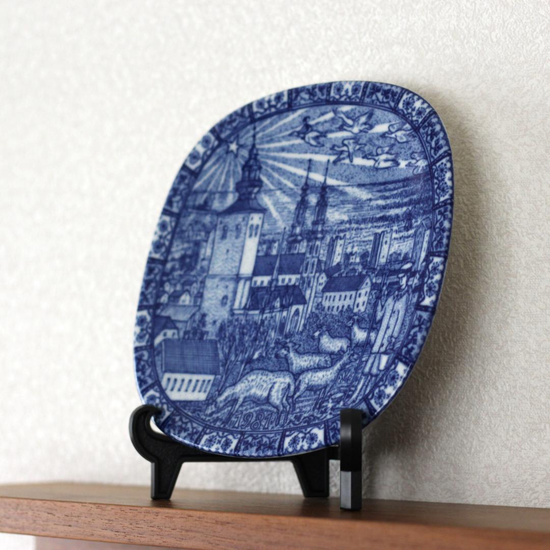 美品・ロールストランド 1981年 飾り皿　グンナーニールンド　北欧ヴィンテージ