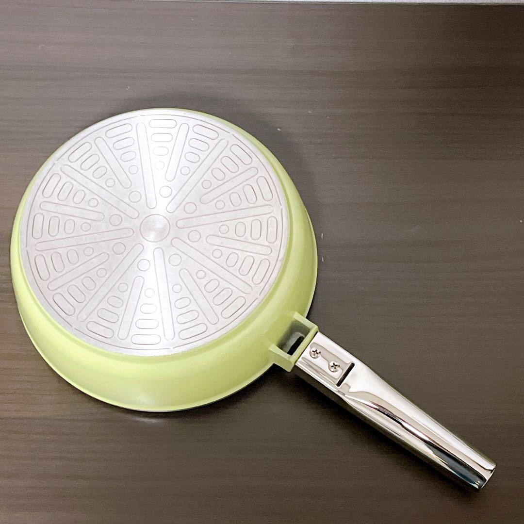 【未使用】　アサヒ軽金属　22オールパン　ガラス蓋　取手シリコンカバー付