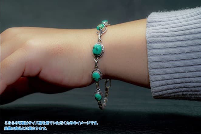 【週末限定セール】天然ターコイズ＆天然赤珊瑚 シルバー925 ブレスレット