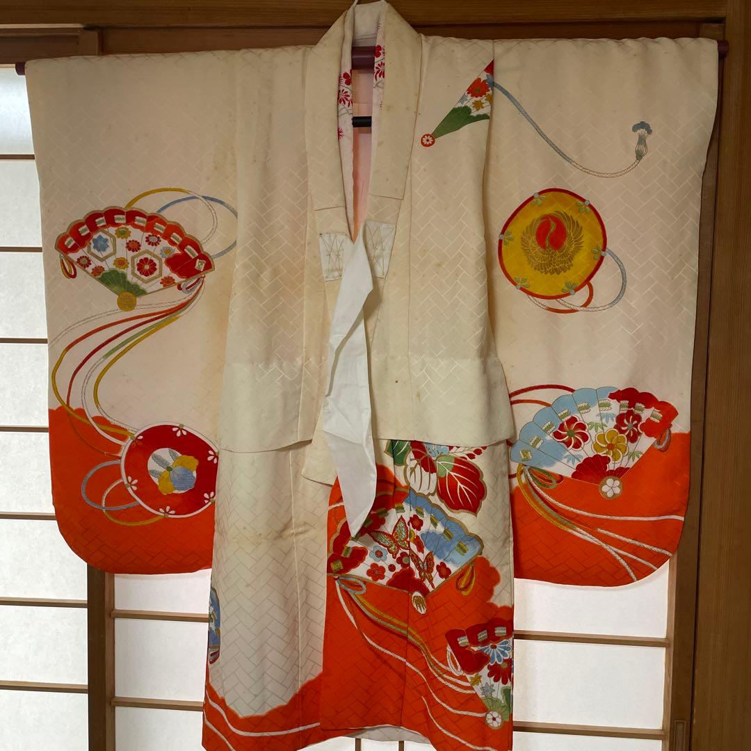 七五三　七歳着物と小物セット　訳あり