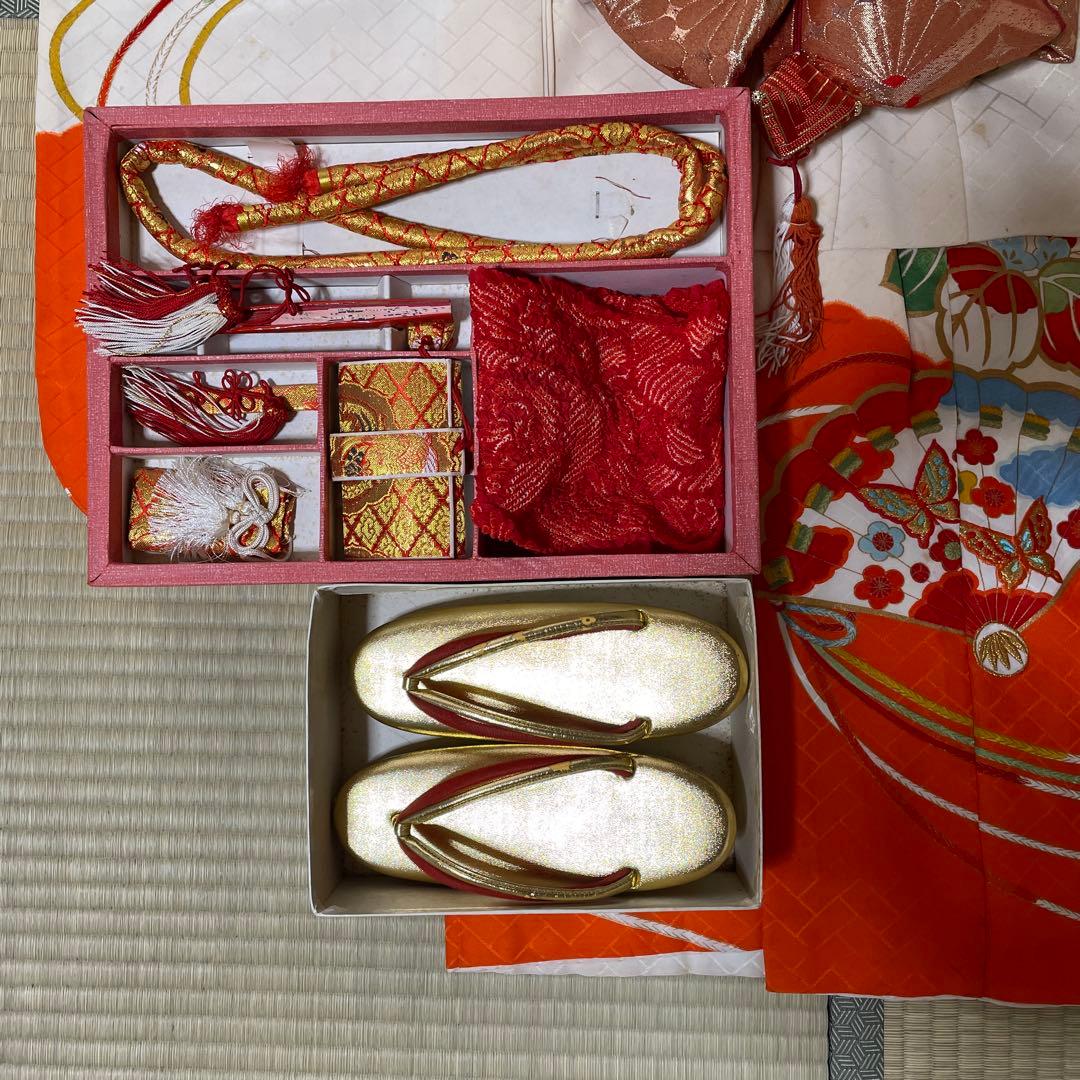 七五三　七歳着物と小物セット　訳あり