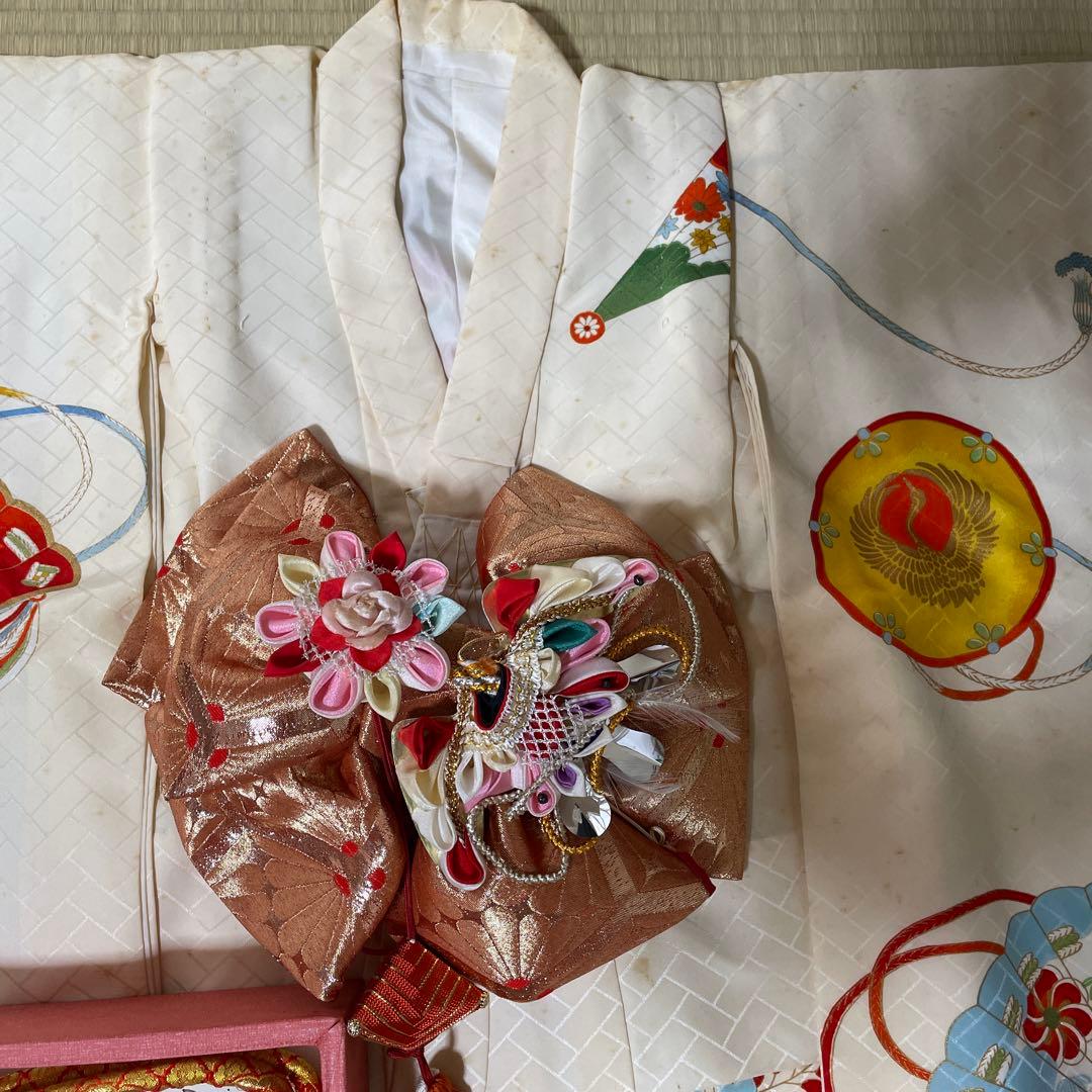 七五三　七歳着物と小物セット　訳あり