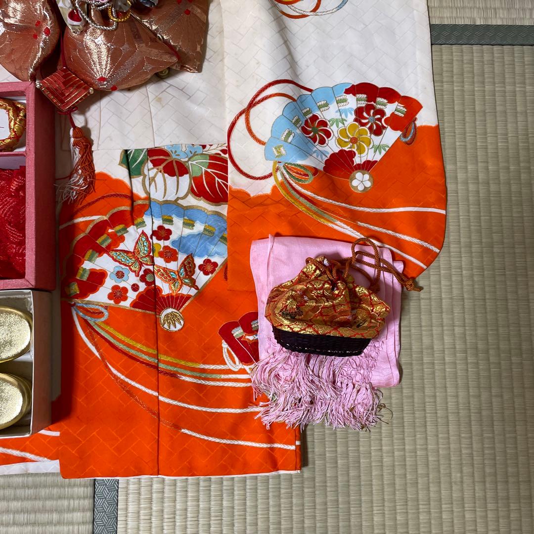 七五三　七歳着物と小物セット　訳あり
