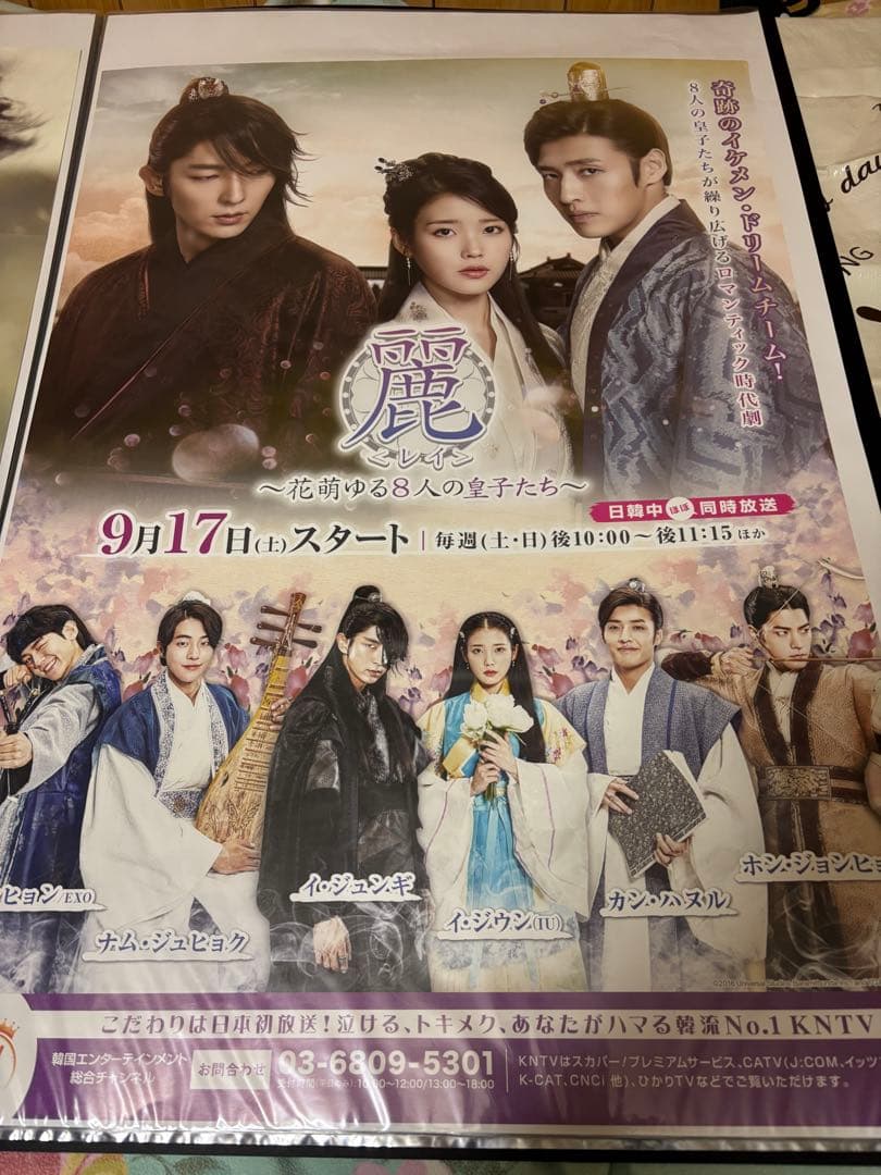 ★嫌がらせお断り★⭐︎レア⭐︎花萌ゆる8人の皇子たち～番宣用大型ポスター