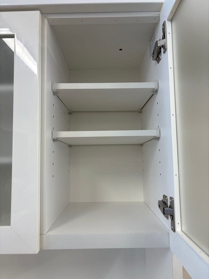 M119ホワイト　レンジボード　上下分割可能 幅900mm