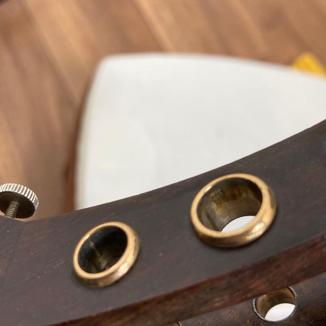 美品】三味線中棹2.7cm 紅木 綾杉胴 金細 二枚溝 東さわり K18|mercari