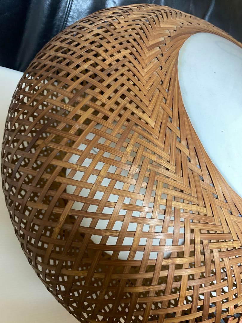 ヴィンテージ yamagiwa ヤマギワ　近藤昭作　3灯　竹のあかり