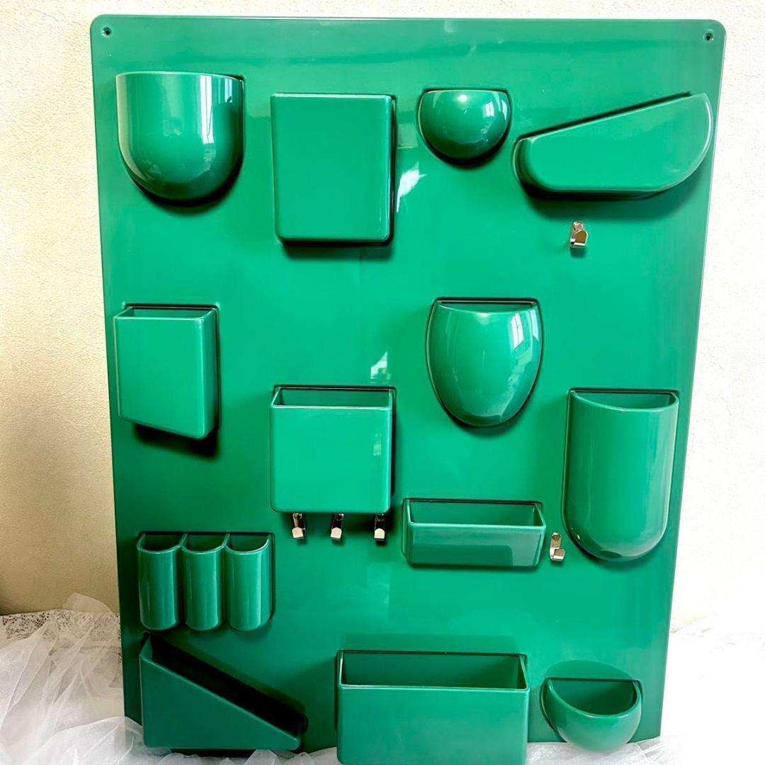 ウォールシェルフ　グリーン　ウーテンシロ　リプロダクト　収納 緑　スペースエイジ