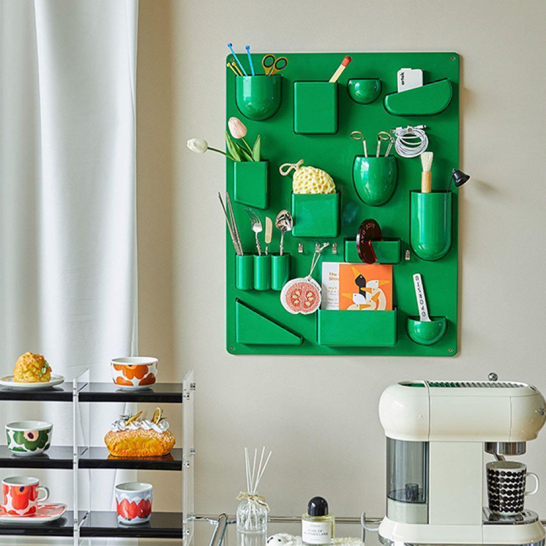 ウォールシェルフ　グリーン　ウーテンシロ　リプロダクト　収納 緑　スペースエイジ