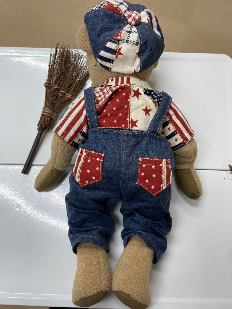 ハンドメイド　クマのぬいぐるみ 約30cm