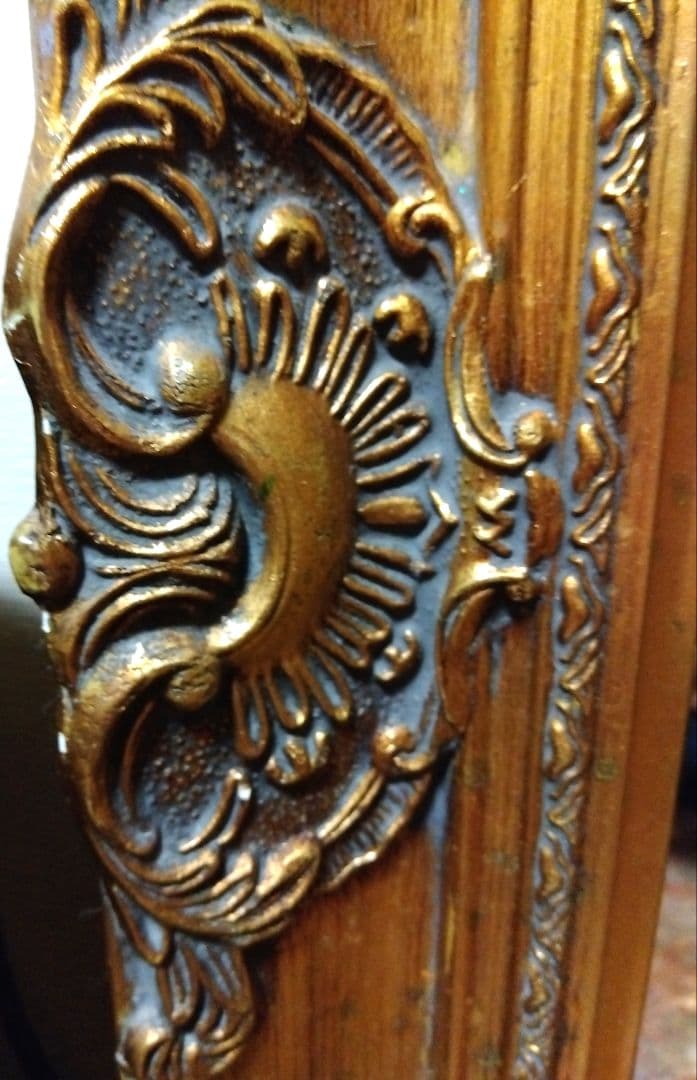 イタリア製 ウォールミラー ／ヴィンテージ インテリア 壁掛け 鏡