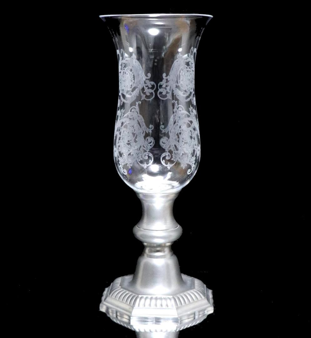 オールド・バカラ 大型 キャンドルスタンド 40.5cm 燭台 ロウソク立て