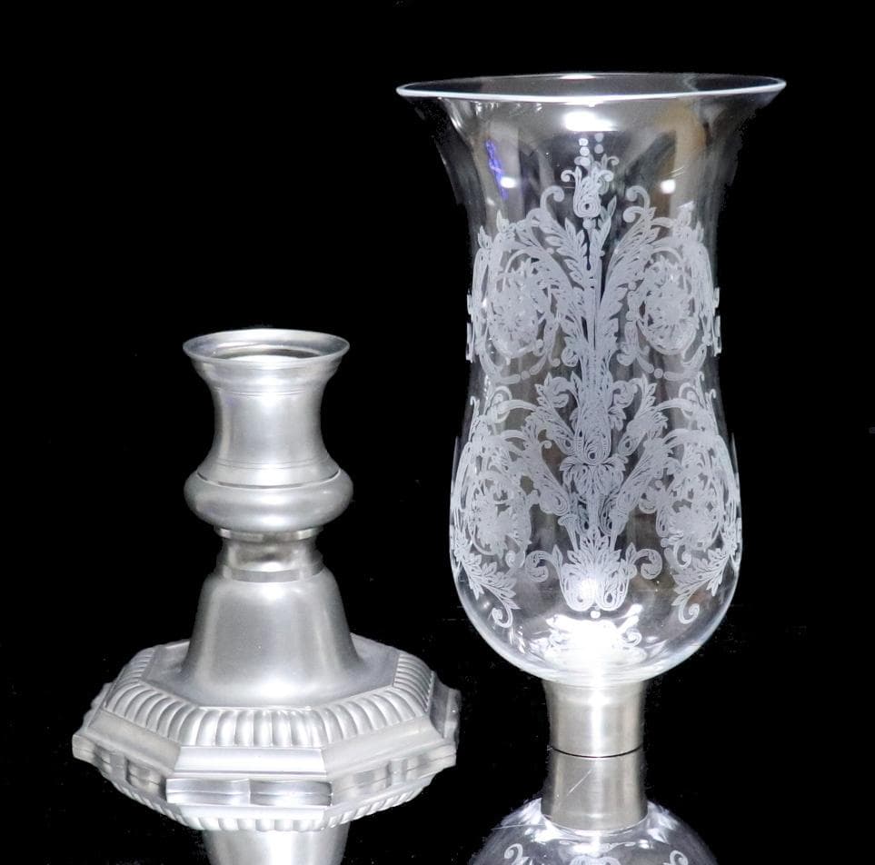 オールド・バカラ 大型 キャンドルスタンド 40.5cm 燭台 ロウソク立て