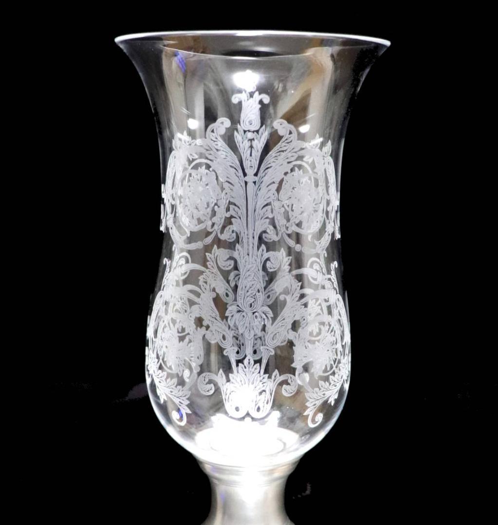 オールド・バカラ 大型 キャンドルスタンド 40.5cm 燭台 ロウソク立て