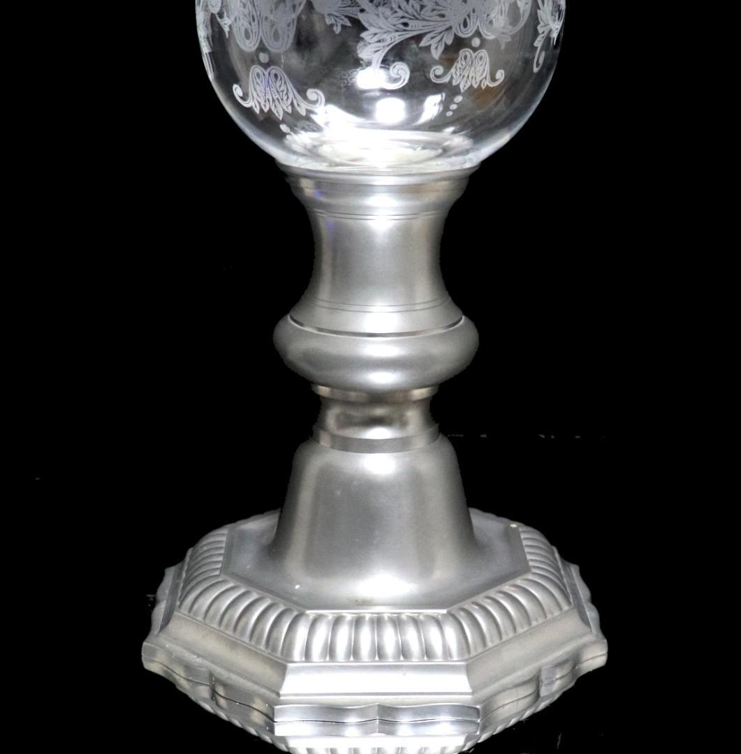 オールド・バカラ 大型 キャンドルスタンド 40.5cm 燭台 ロウソク立て