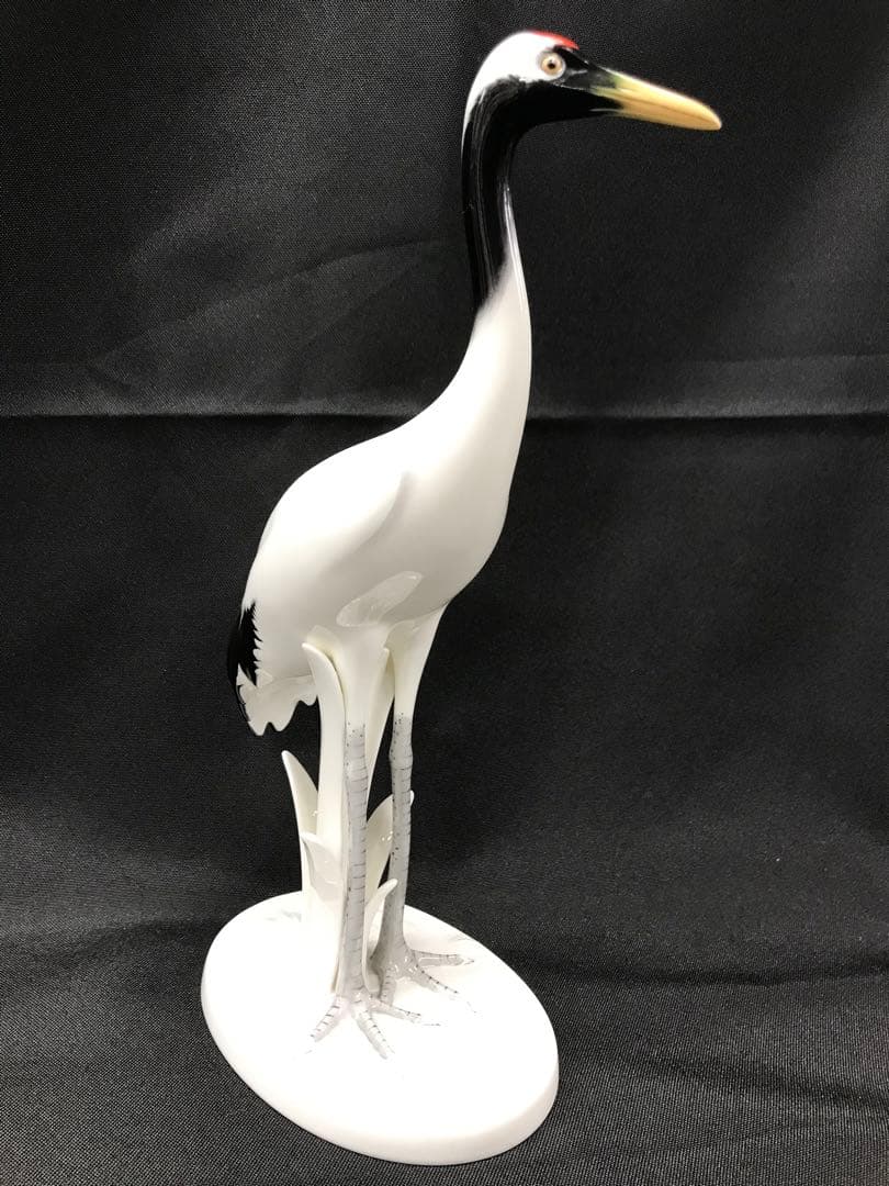 【美品】Noritake スタジオコレクション　鶴　ツル　置物　インテリア