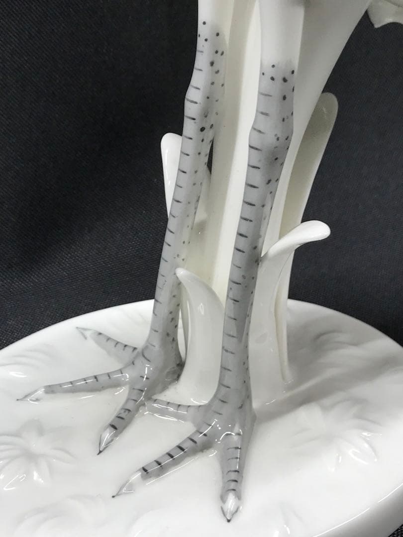 【美品】Noritake スタジオコレクション　鶴　ツル　置物　インテリア