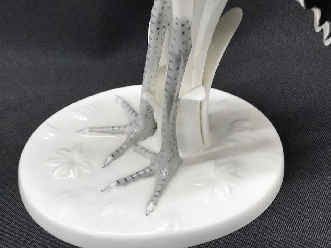 【美品】Noritake スタジオコレクション　鶴　ツル　置物　インテリア