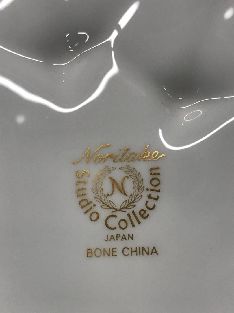 【美品】Noritake スタジオコレクション　鶴　ツル　置物　インテリア